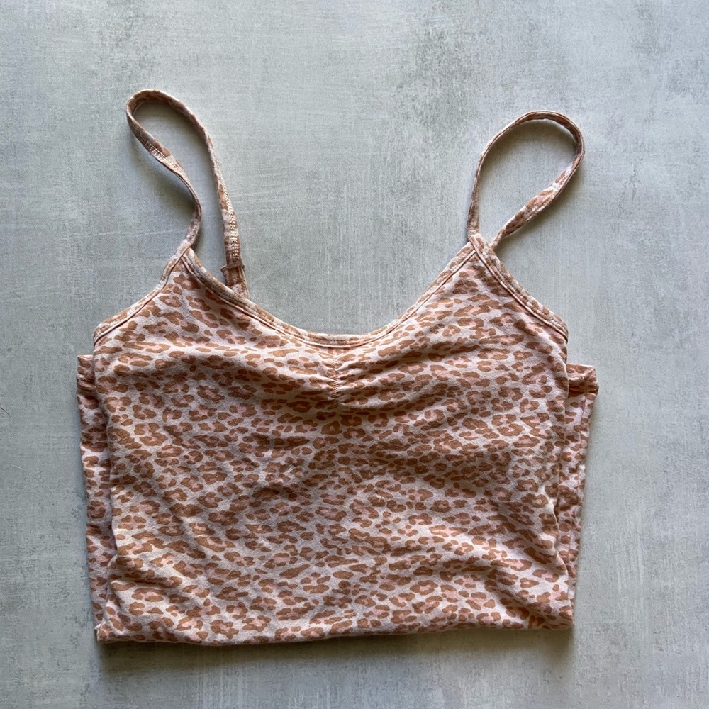 AERIE everyday cami leopard print